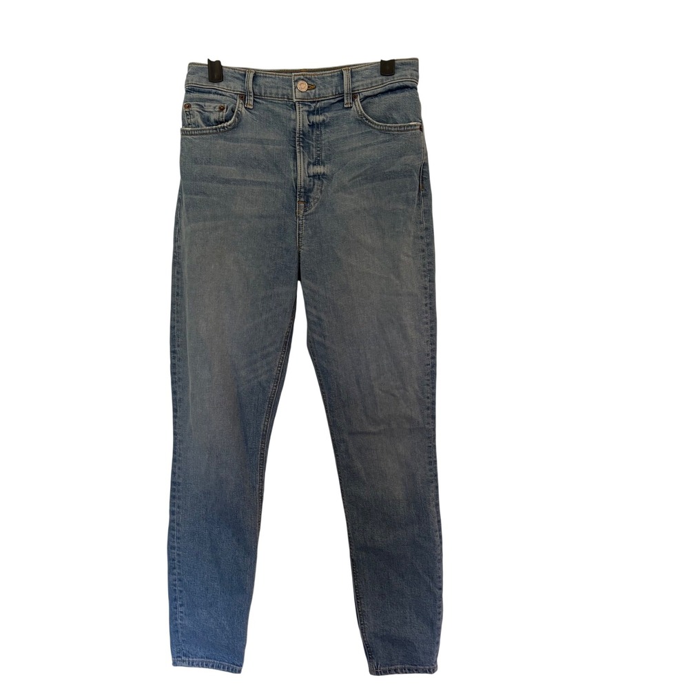 GRLFRND High Rise Skinny Jeans Sz 26 Blue Stretch 90s Vintage Y2K Downtown Girl